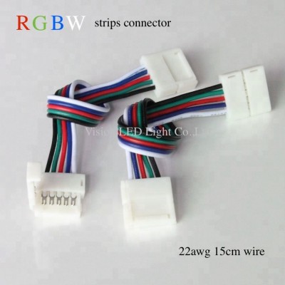 Solderless 5 pin led connector LED RGBW Strips connector