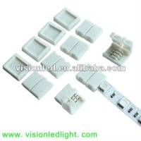 2012 New solder free rgb led strip 4pin connector