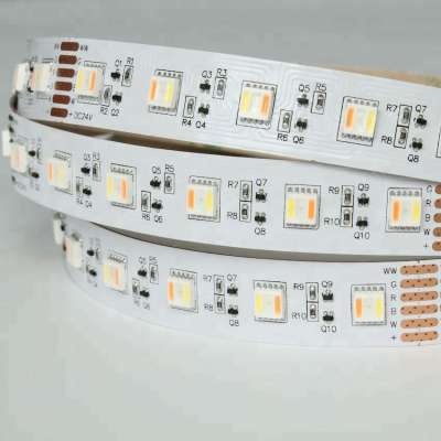 15m a roll, constant current 5050 RGB WW CW, CCT 5Chip LED Strip Light